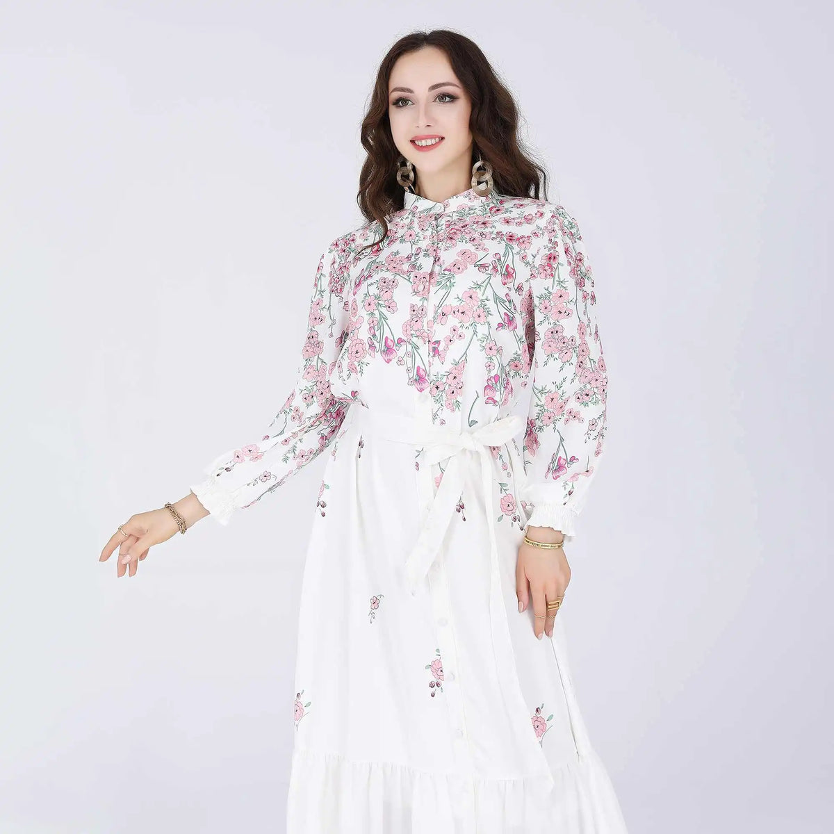 Floral Galabia For Women