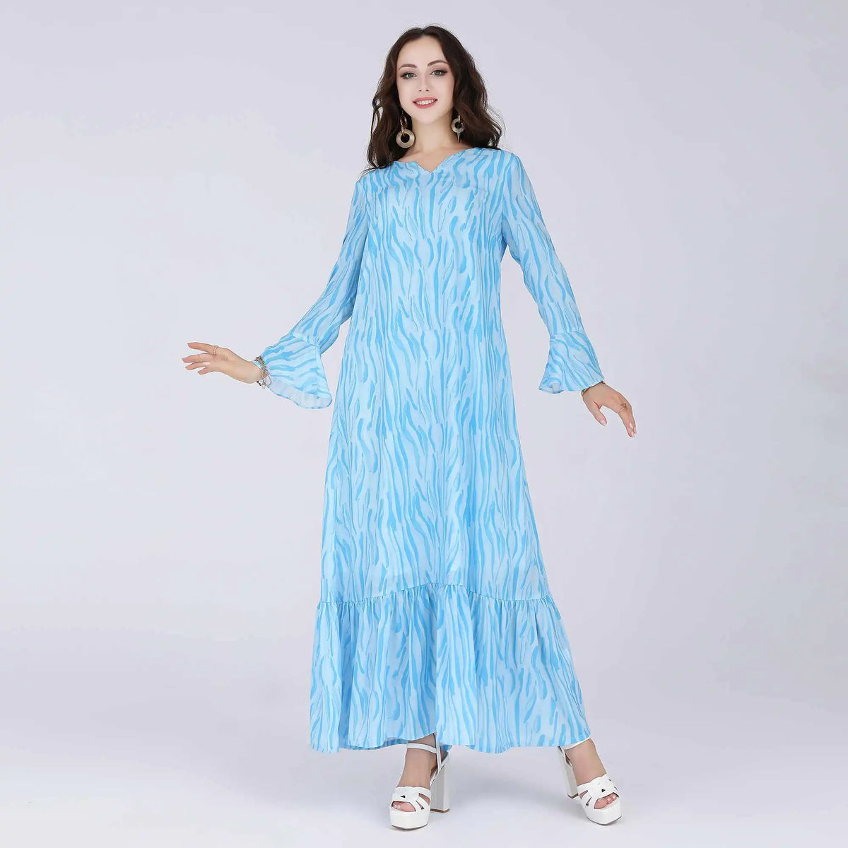 Printed Galabia For Women