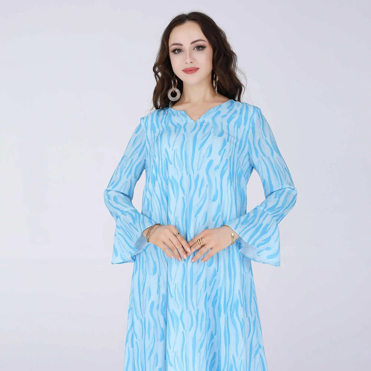 Printed Galabia For Women