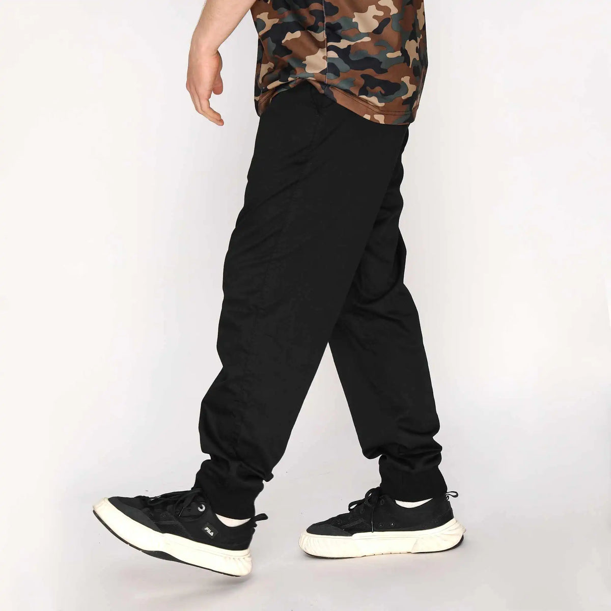 Ankle-Tied Casual Pants For Men 2XL Army Green 2XL,102,84,68,116 Image