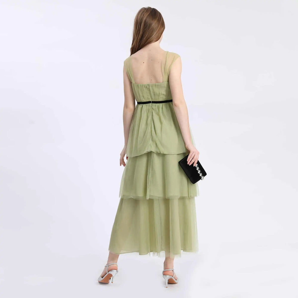 Layered Evening Dress For Women