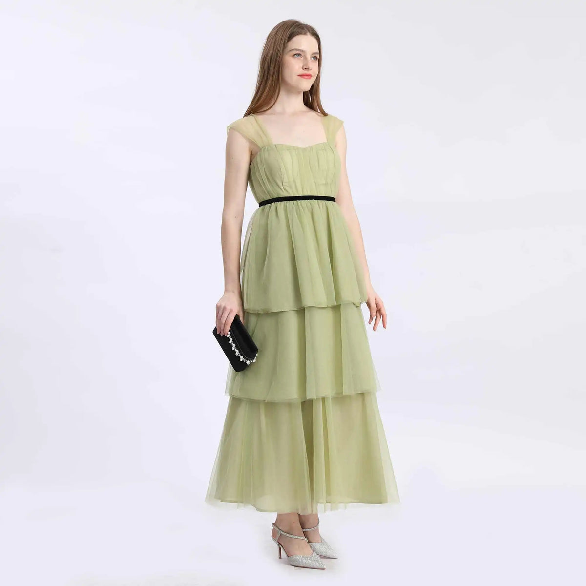 Layered Evening Dress For Women