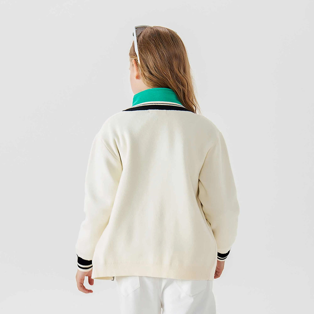 Prominent Print Fashion Jacket For Girls