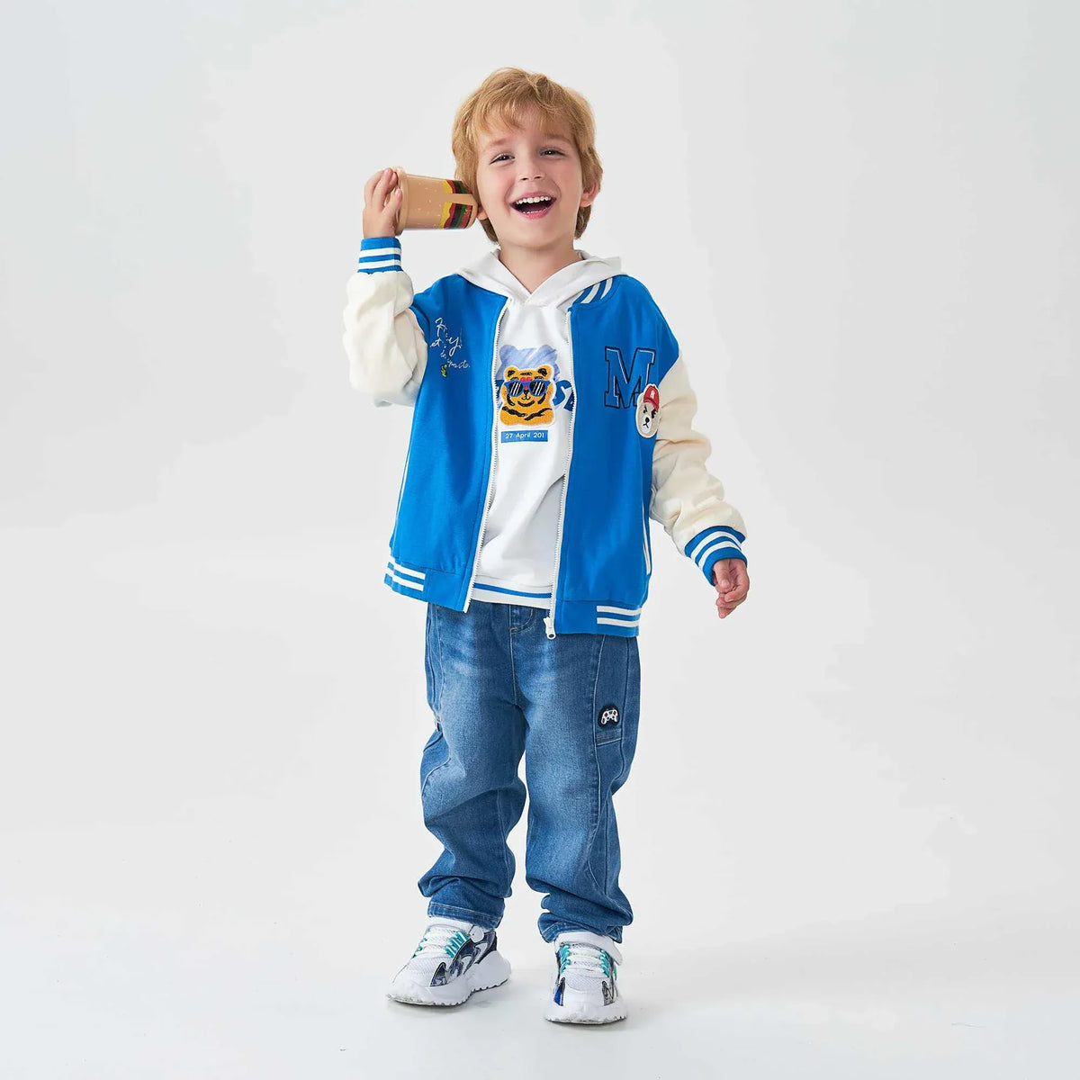 Embroidery Fashion Jacket For Boys