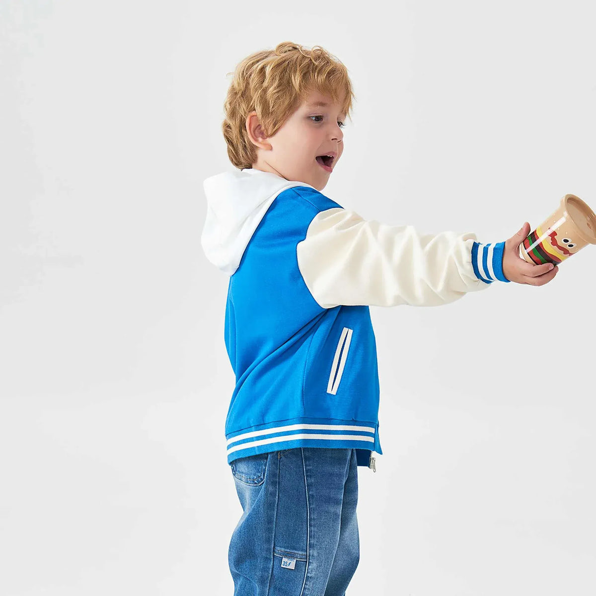 Embroidery Fashion Jacket For Boys