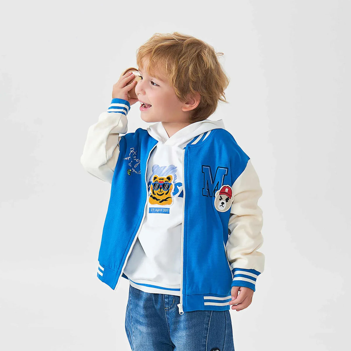 Embroidery Fashion Jacket For Boys