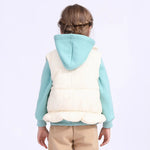 Plain Casual Waistcoat For Girls