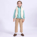 Plain Casual Waistcoat For Girls