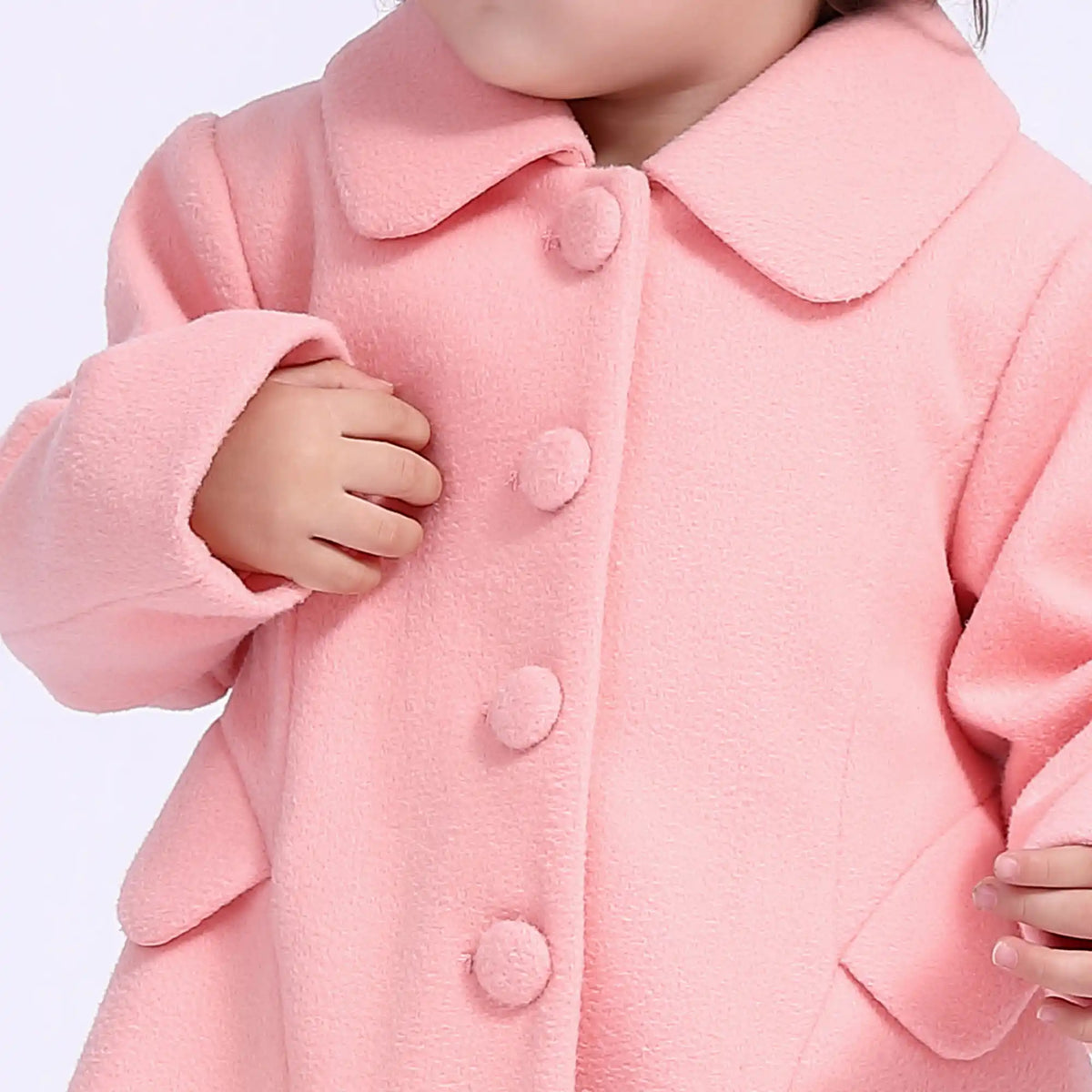 Plain Casual Jacket for Babies Girls