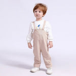 Plain Casual Overalls for Babies Boys