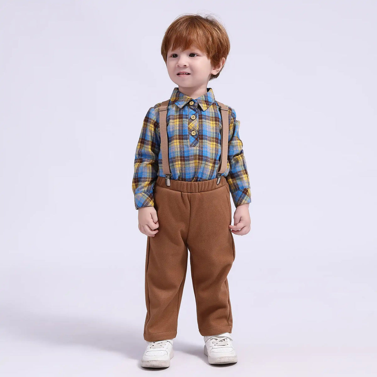 بنطال بخصر مطاطى للمواليد الأولاد