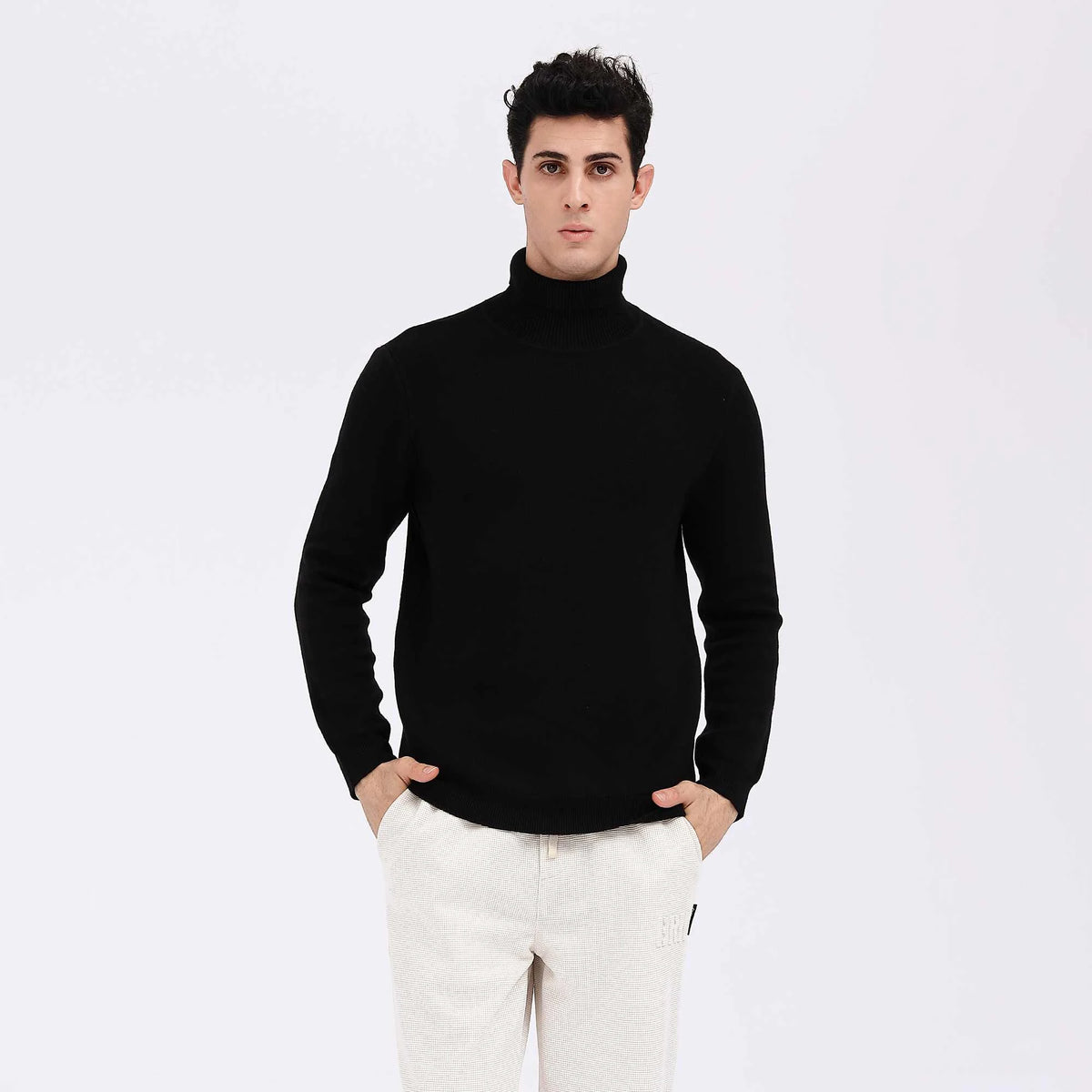 Plain Casual Sweater For Men