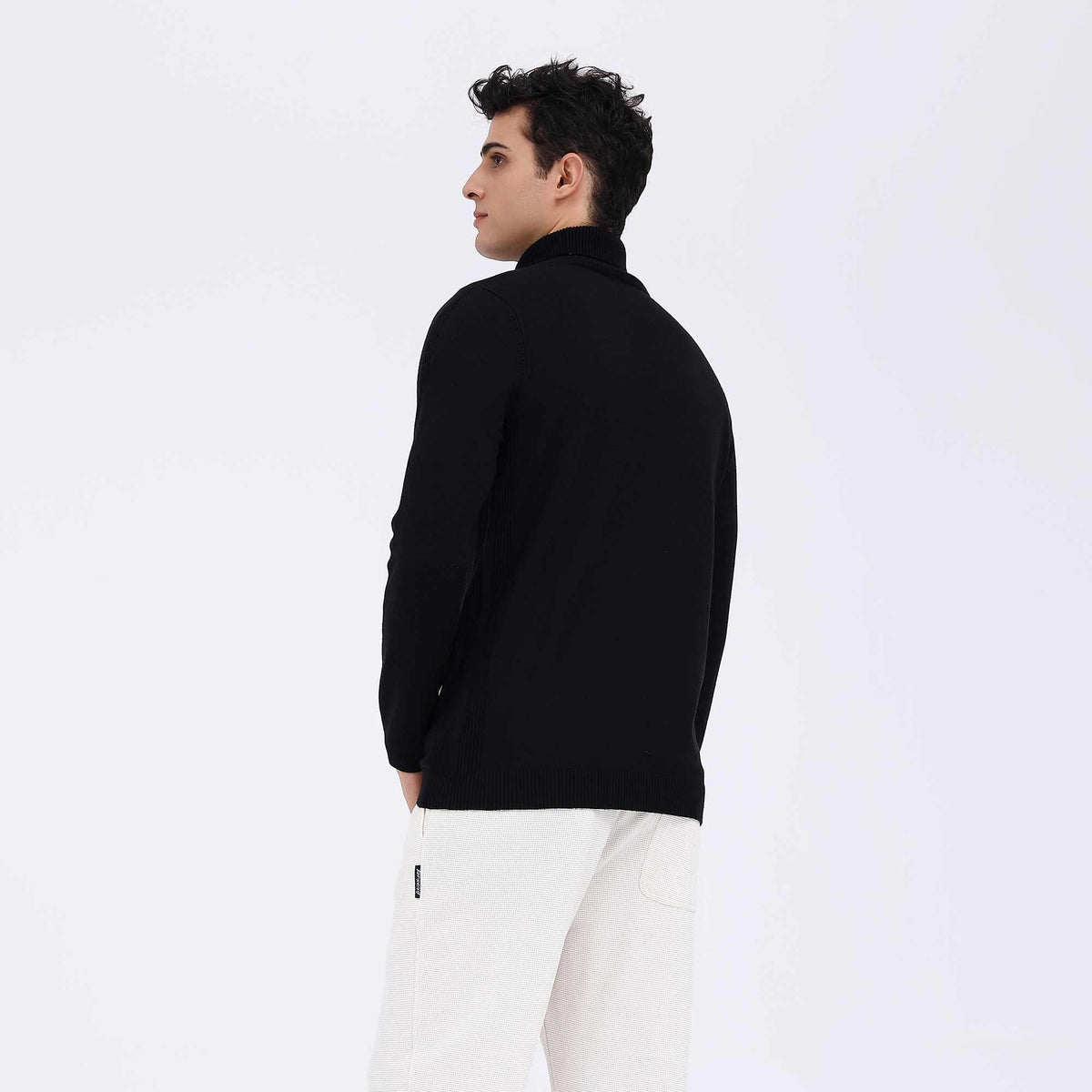 Plain Casual Sweater For Men