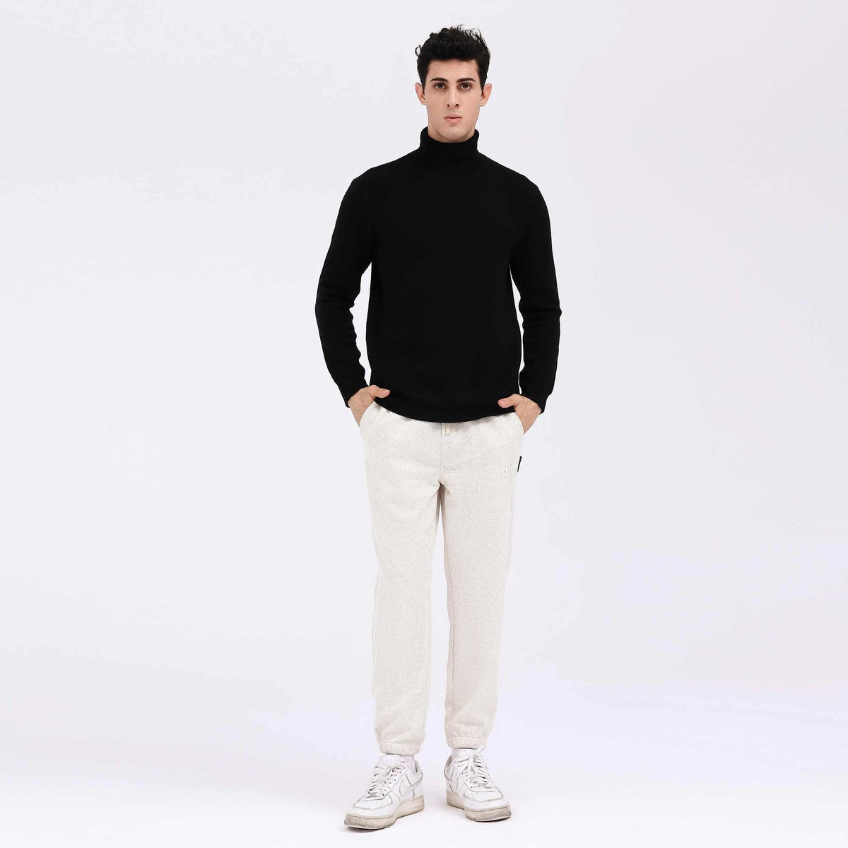 Plain Casual Sweater For Men