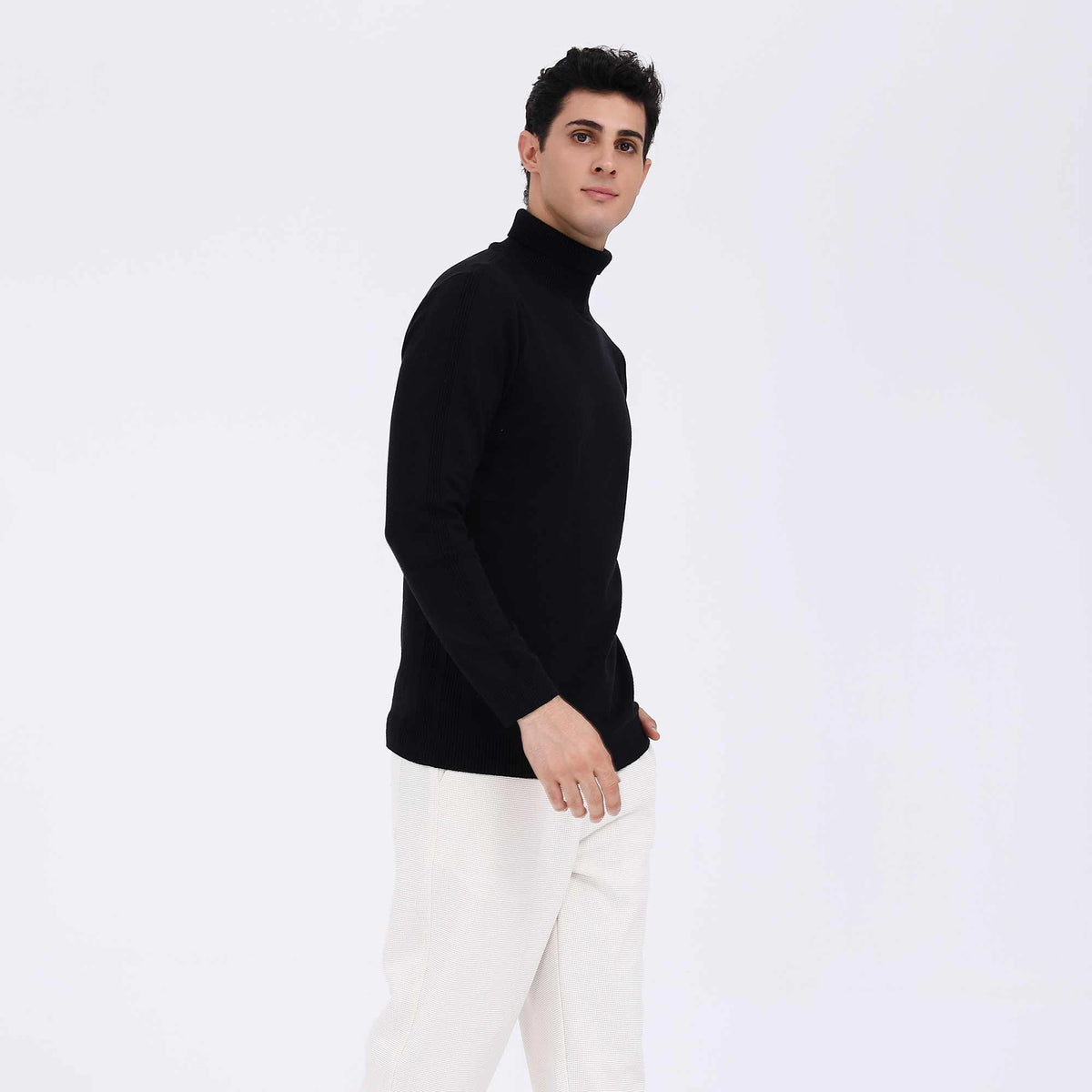 Plain Casual Sweater For Men