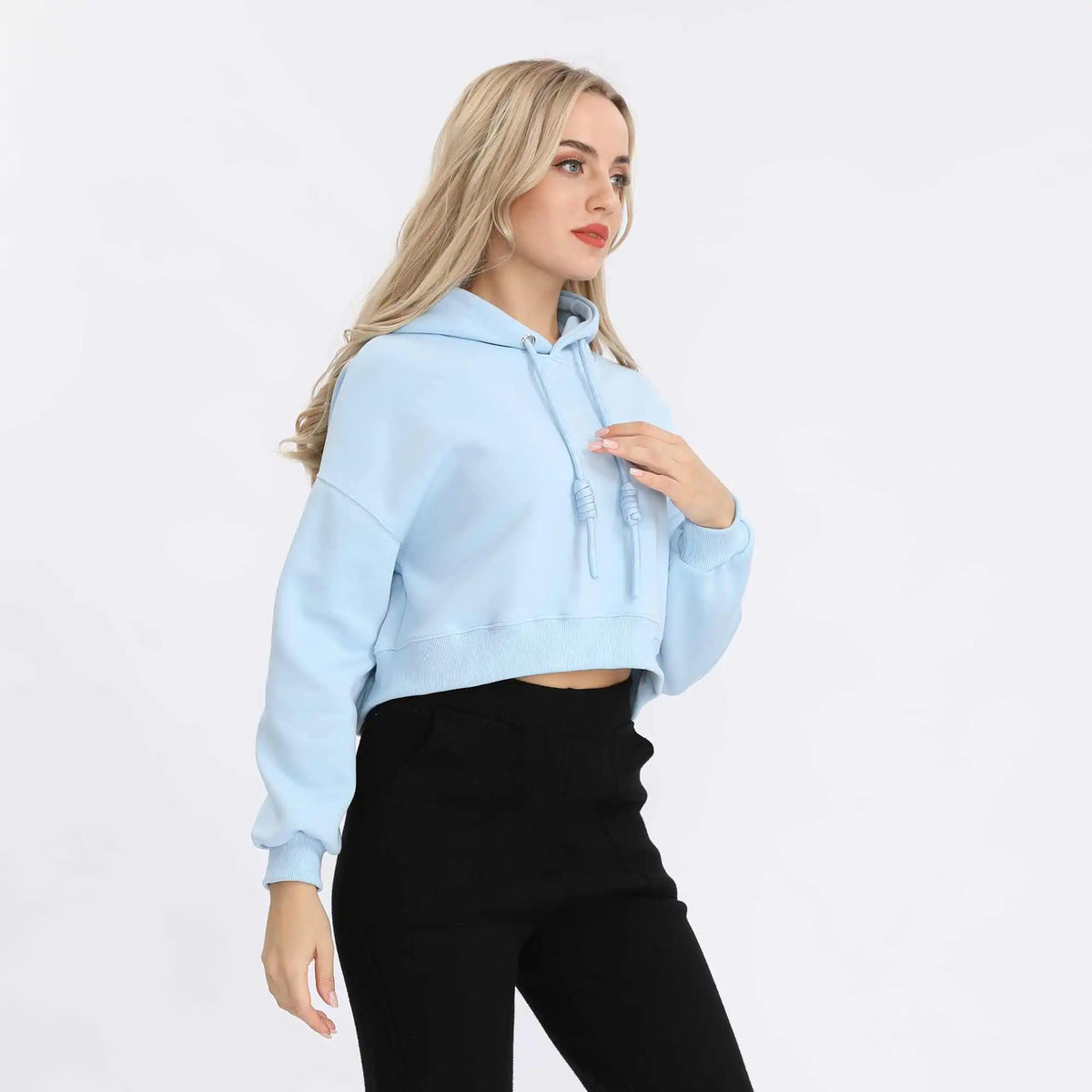 Plain Basic Pullover For Women