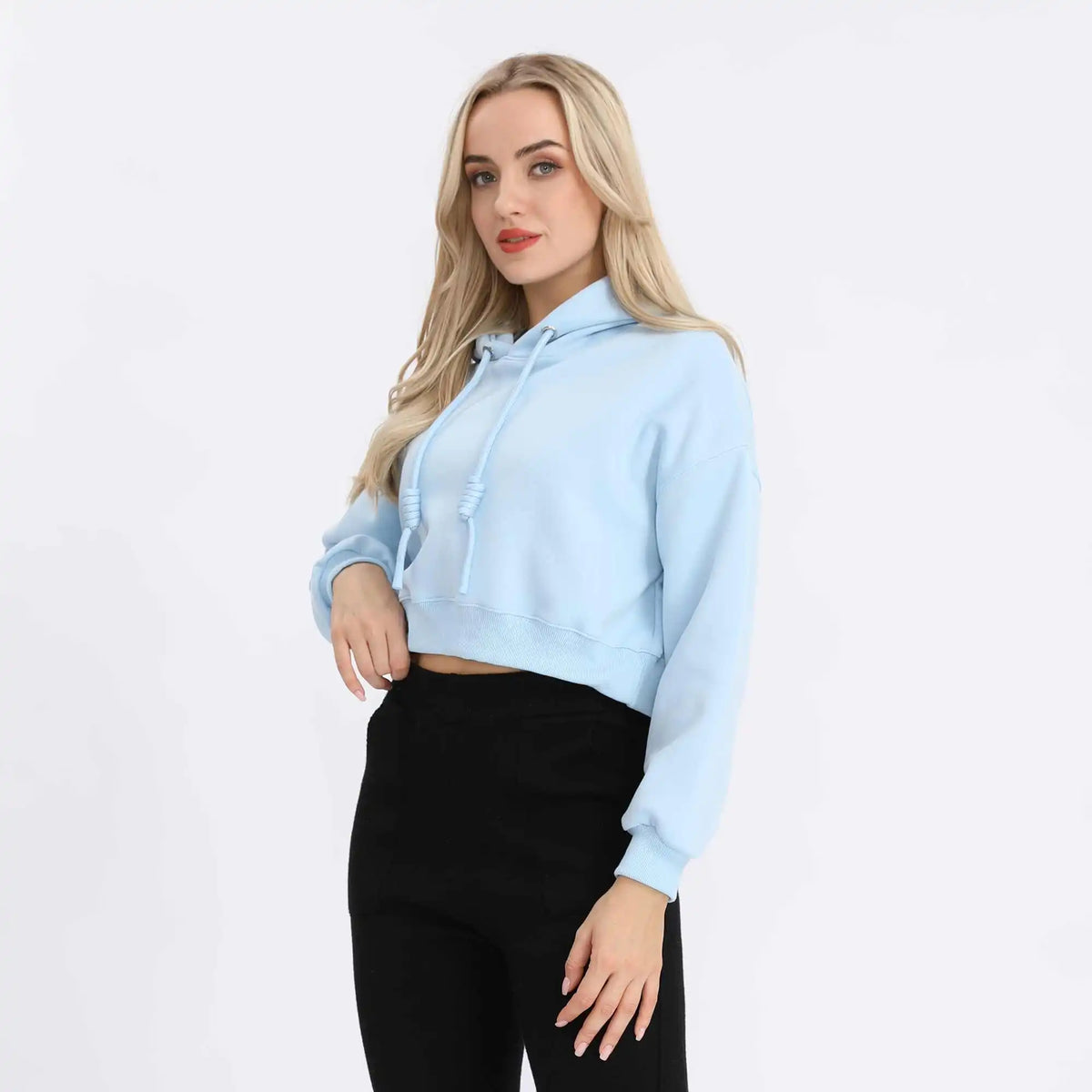 Plain Basic Pullover For Women