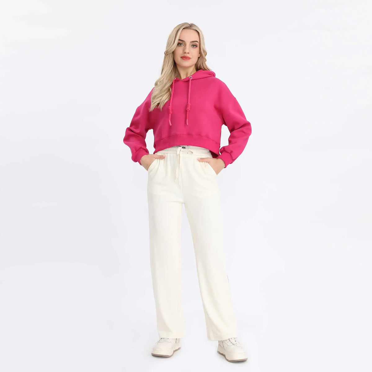 Plain Basic Pullover For Women