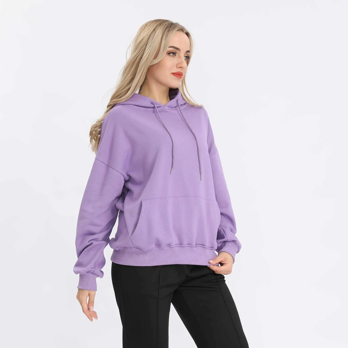 Plain Basic Pullover For Women
