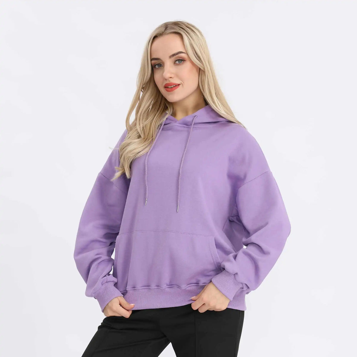 Plain Basic Pullover For Women