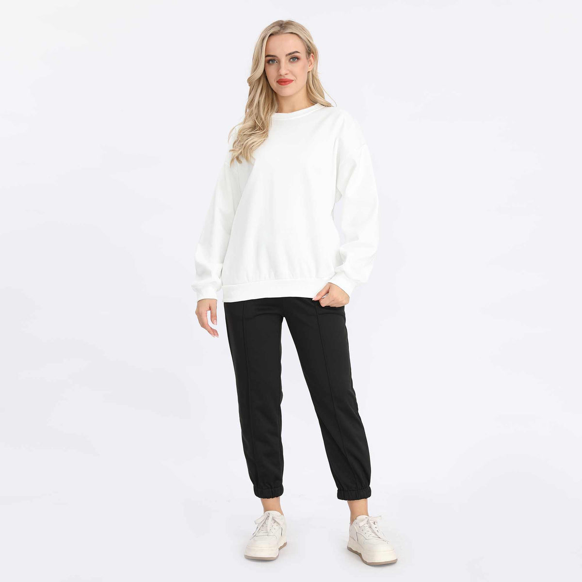 هودي سادة قصير للنساء