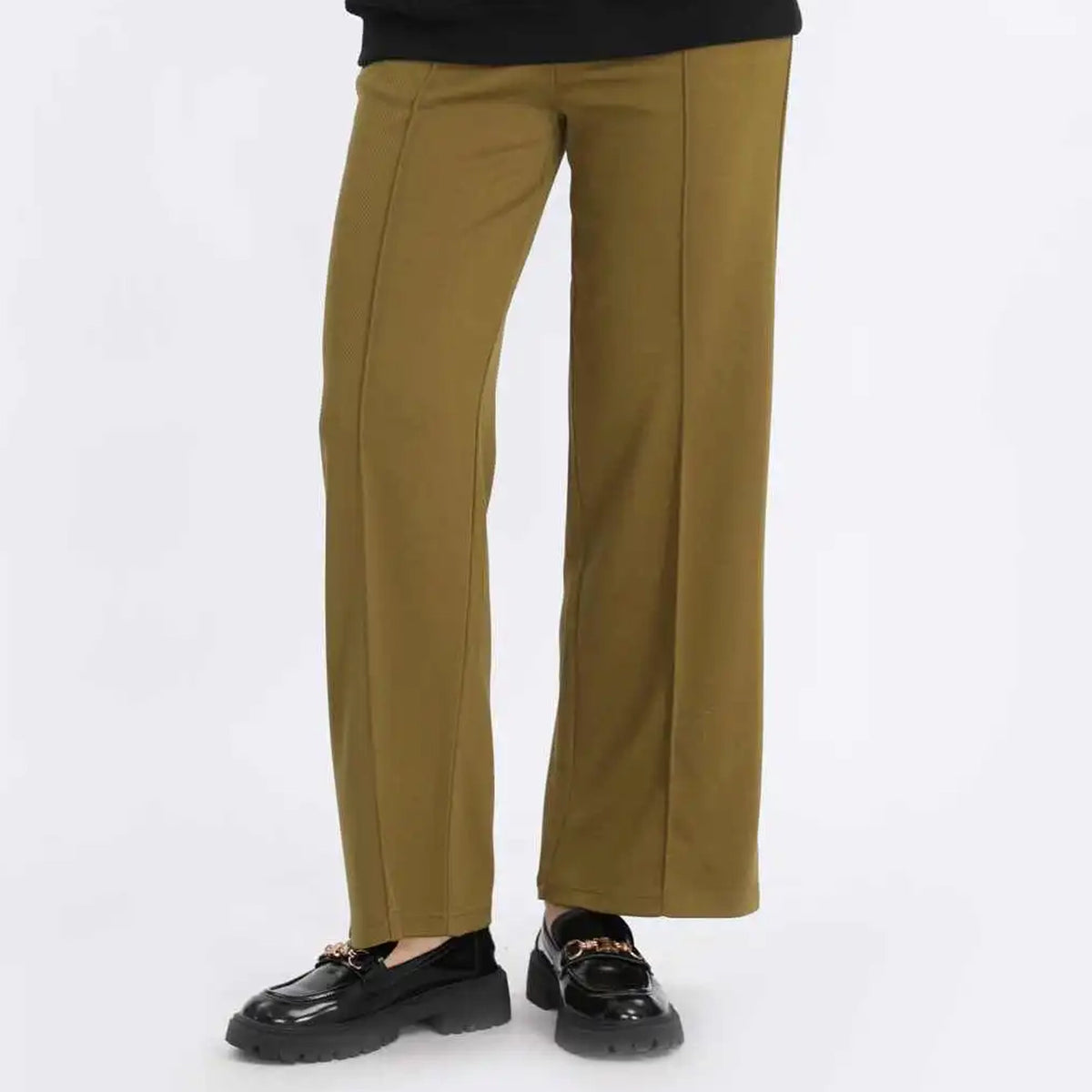 Wide-Leg Basic Pants For Women