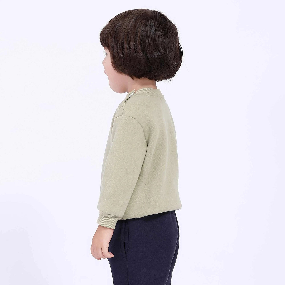 سويت شيرت مطبوع بغطاء رأس للمواليد الأولاد