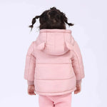 جاكيت بجيوب وسحاب إغلاق للمواليد البنات