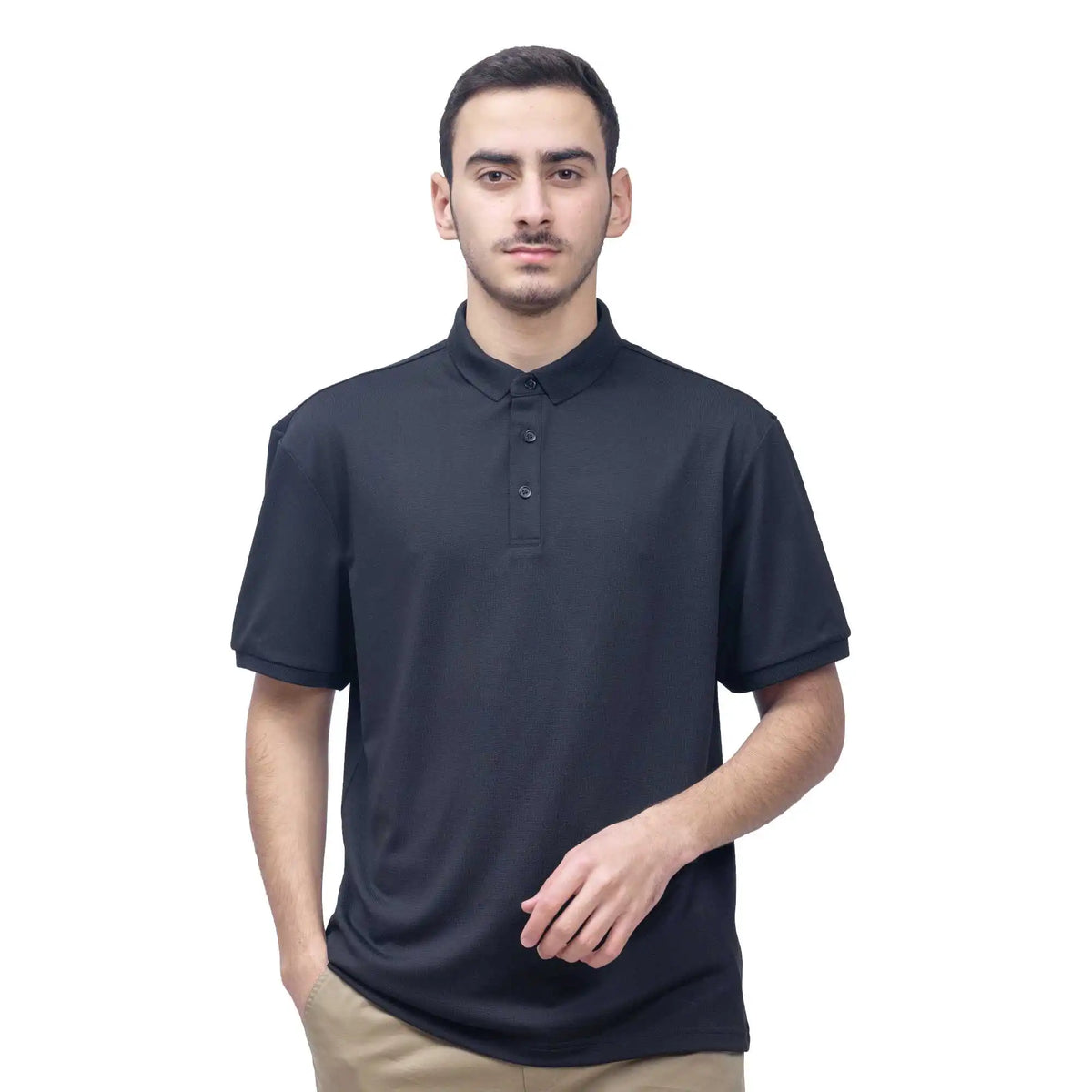 Plain Casual Polo Shirt For Men