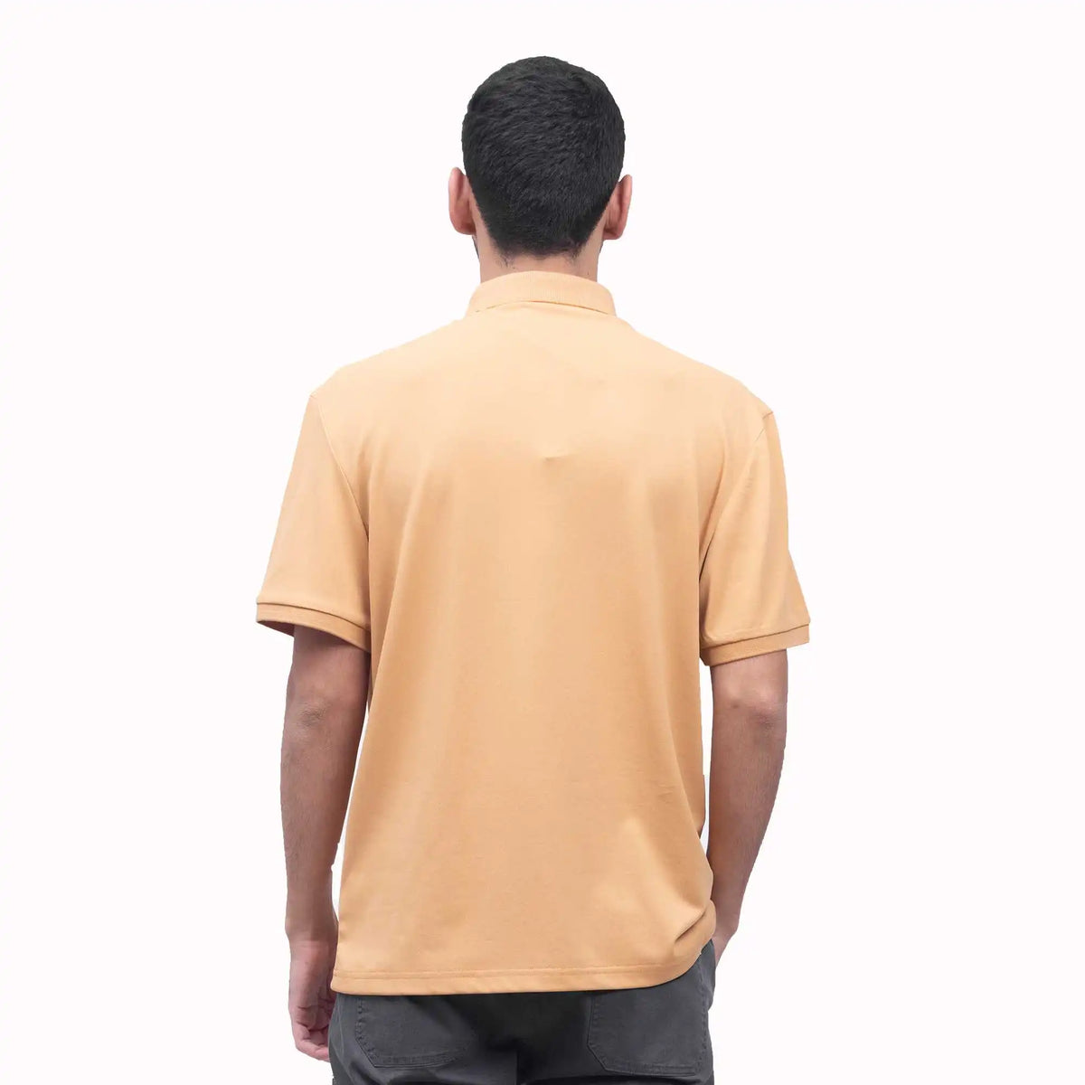 Plain Casual Polo Shirt For Men