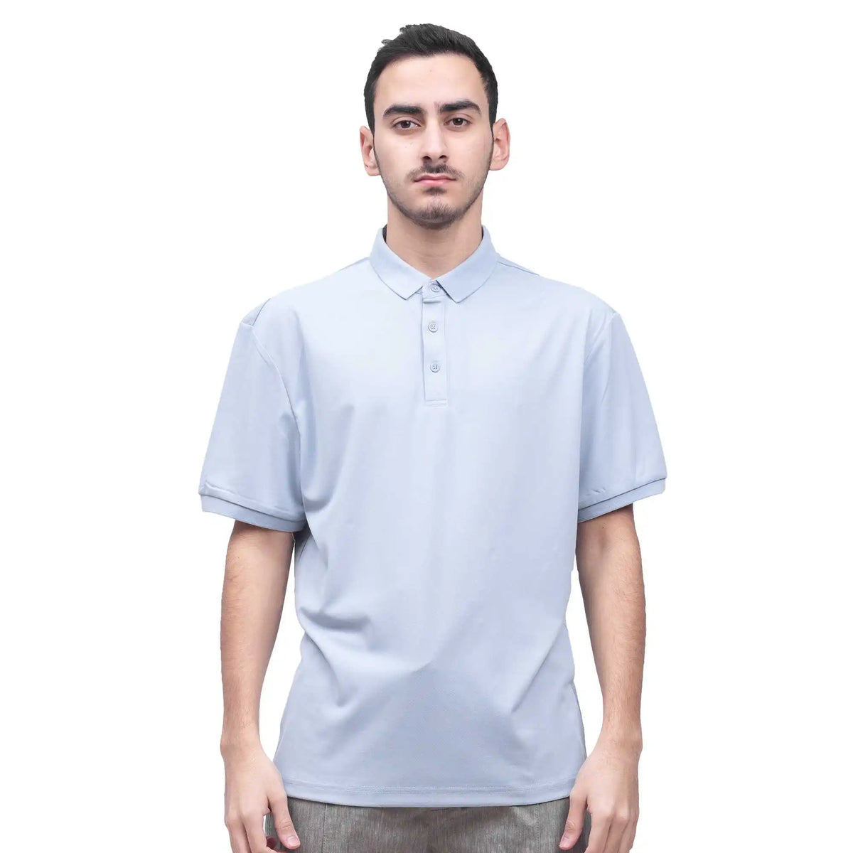 Plain Casual Polo Shirt For Men