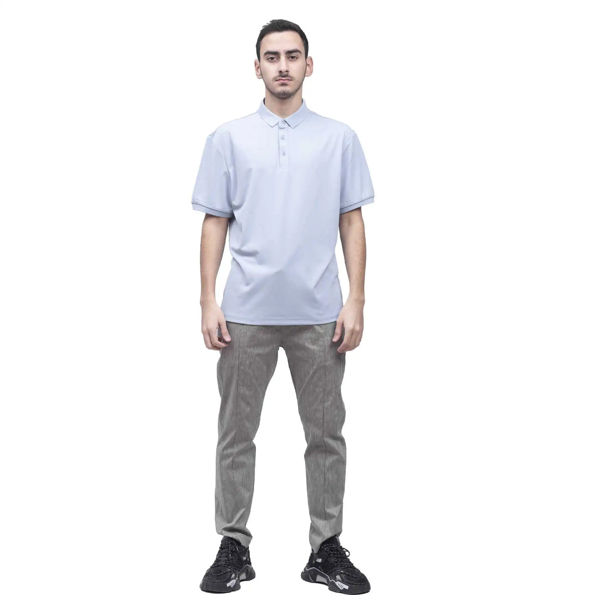 Plain Casual Polo Shirt For Men