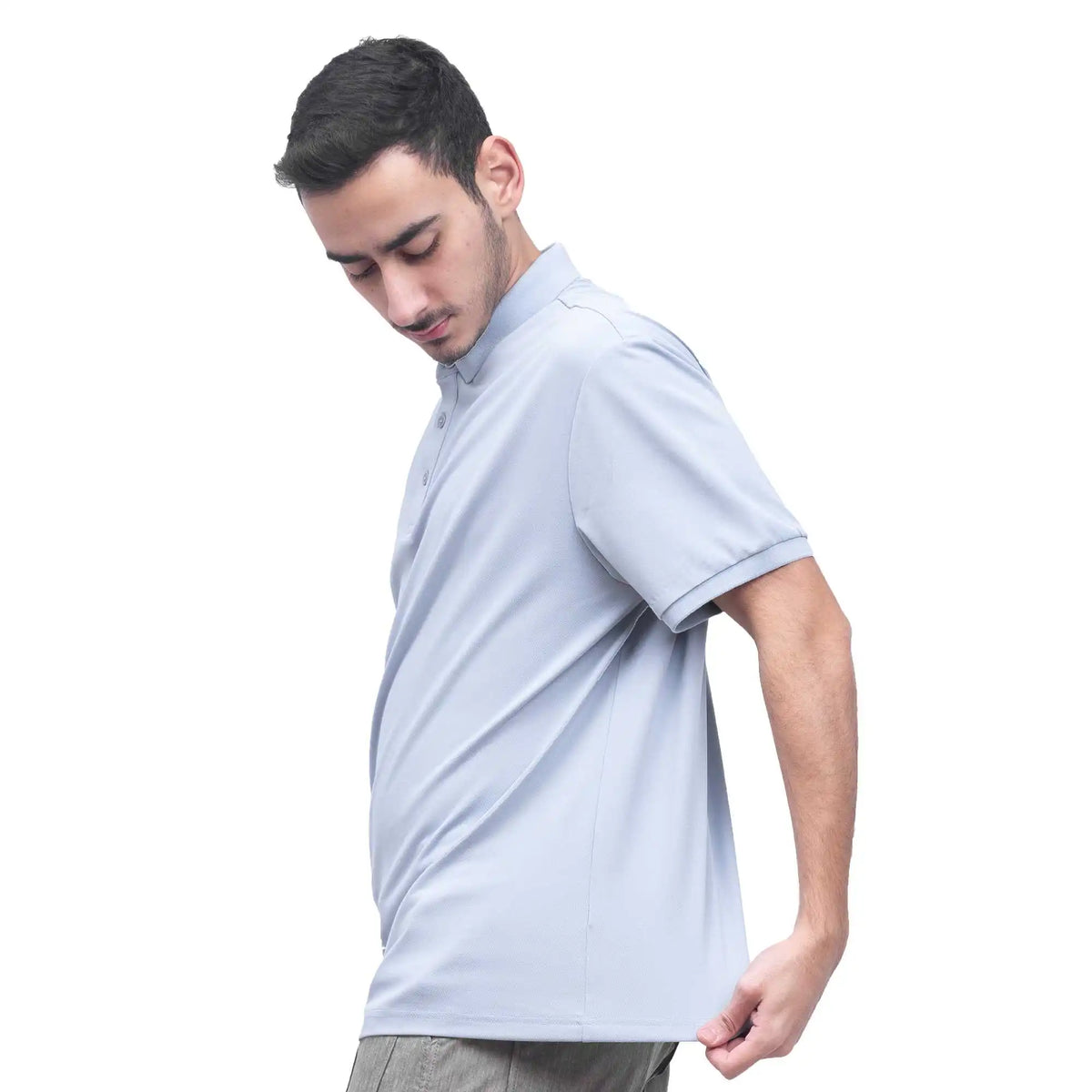 Plain Casual Polo Shirt For Men