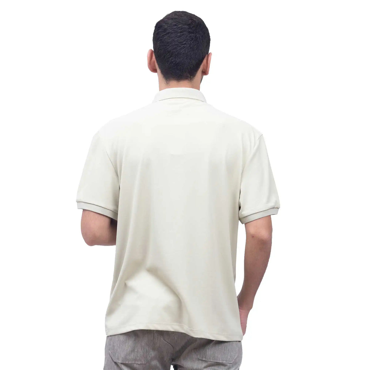 Plain Casual Polo Shirt For Men