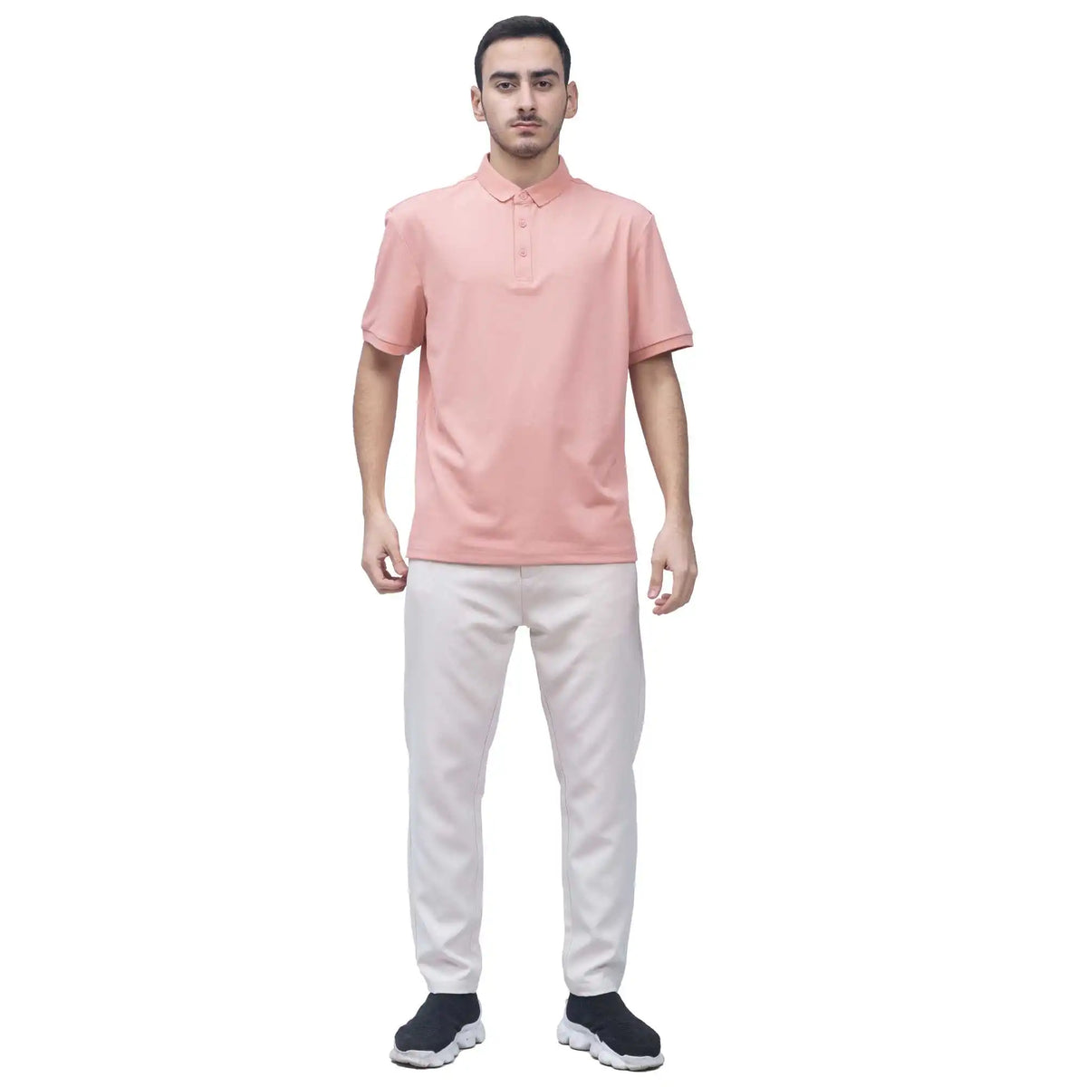 Plain Casual Polo Shirt For Men