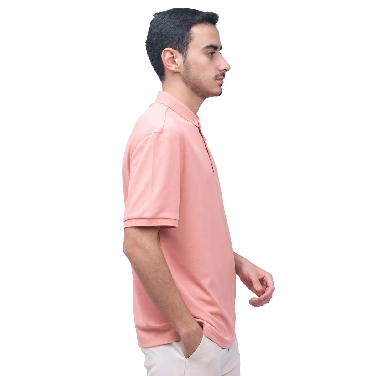 Plain Casual Polo Shirt For Men