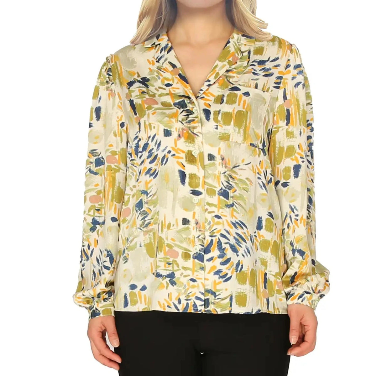 floral classic shirt for women image