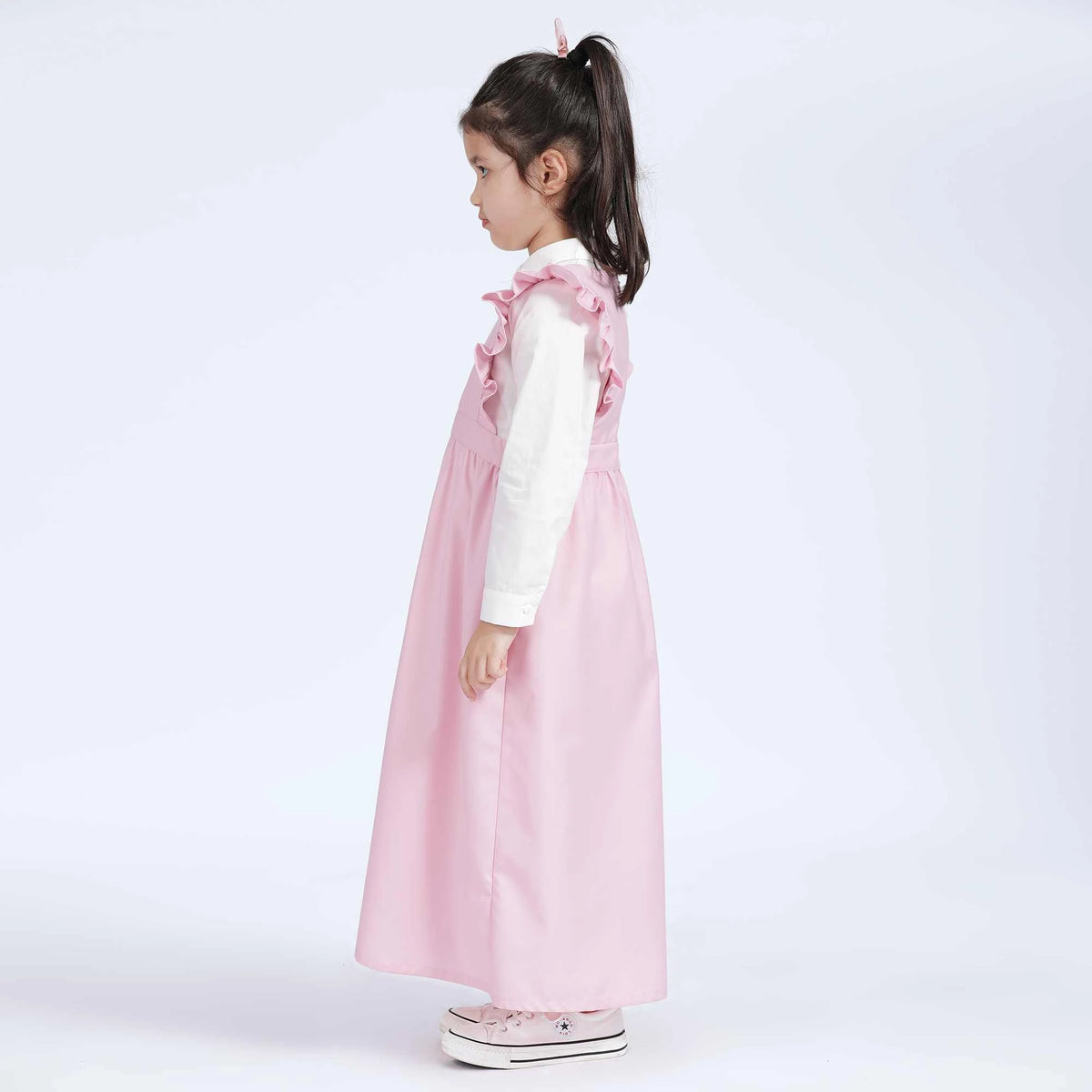 Plain Dress for Girls 40S | 7-8 Y Pink 40S | 7-8 Y,102,,5.2,61 Image