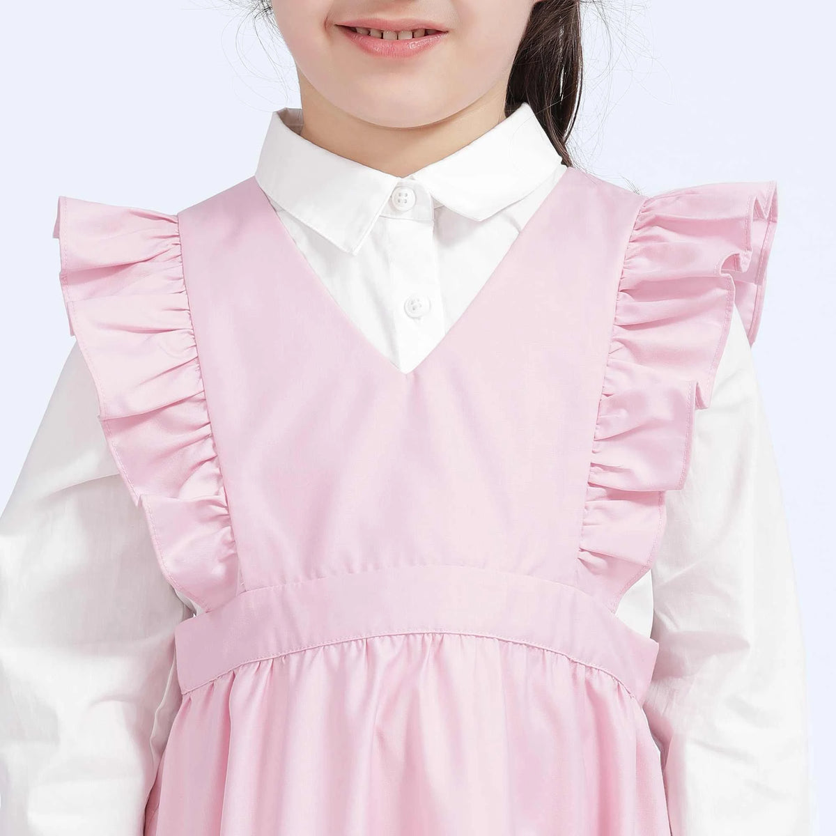 Plain Dress for Girls 40M | 7-8 Y Pink 40M | 7-8 Y,102,,5.5,65 Image