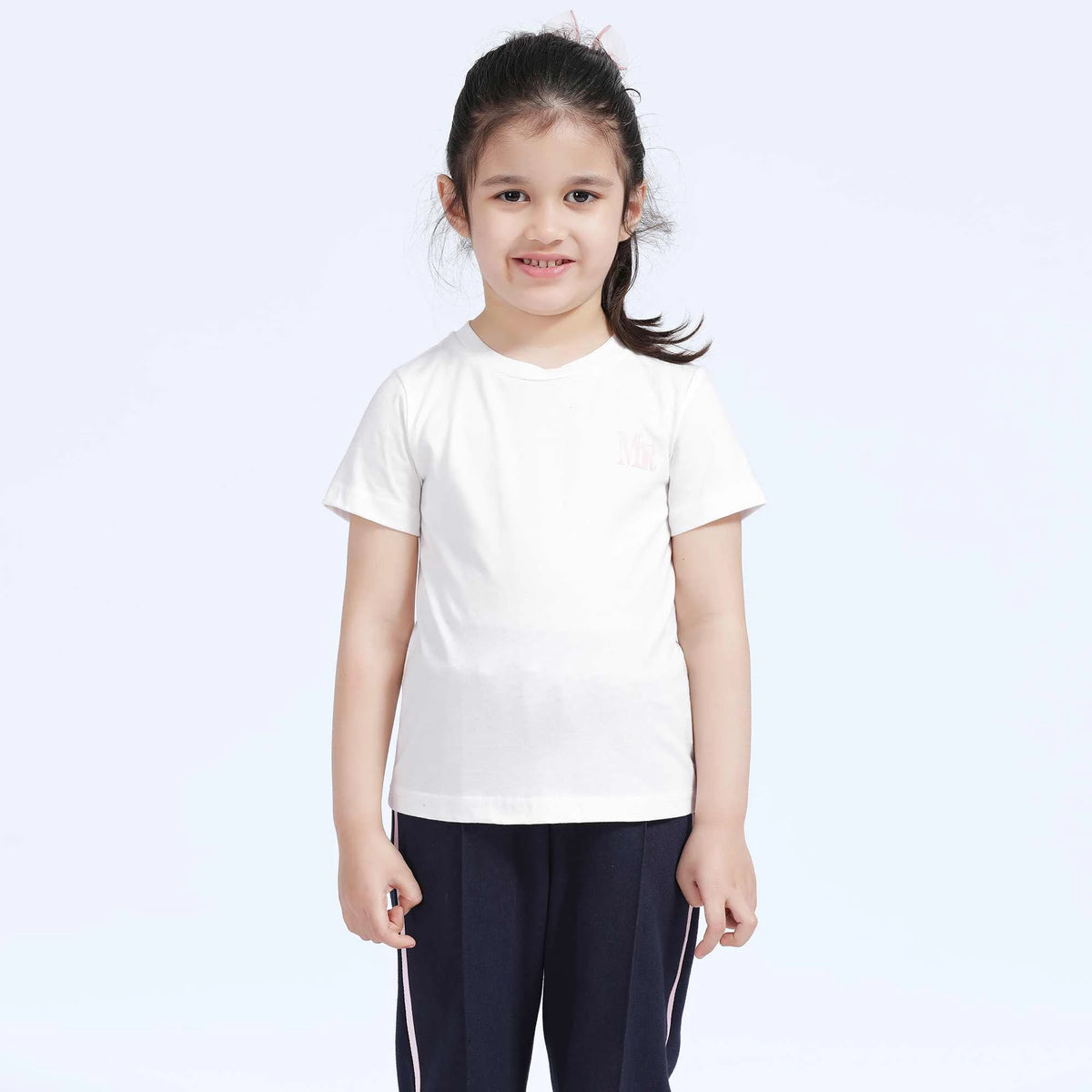 Printed T.Shirt for Girls 1 | 4-5 Y White 1 | 4-5 Y,39.5,59,11.2, Image