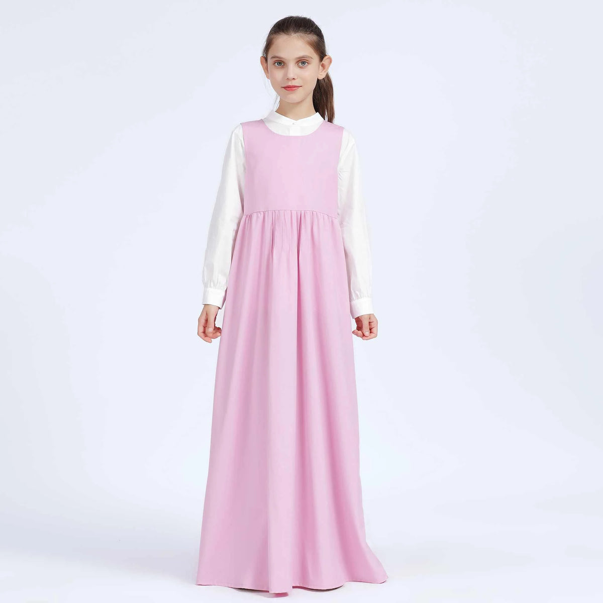 Plain Dress for Girls 44XL | 9-10 Y Pink 44XL | 9-10 Y,112,90,,90 Image