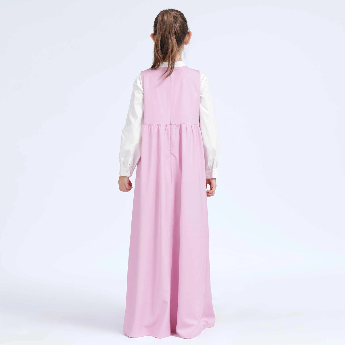 Plain Dress for Girls 44L | 9-10 Y Pink 44L | 9-10 Y,112,86,,86 Image