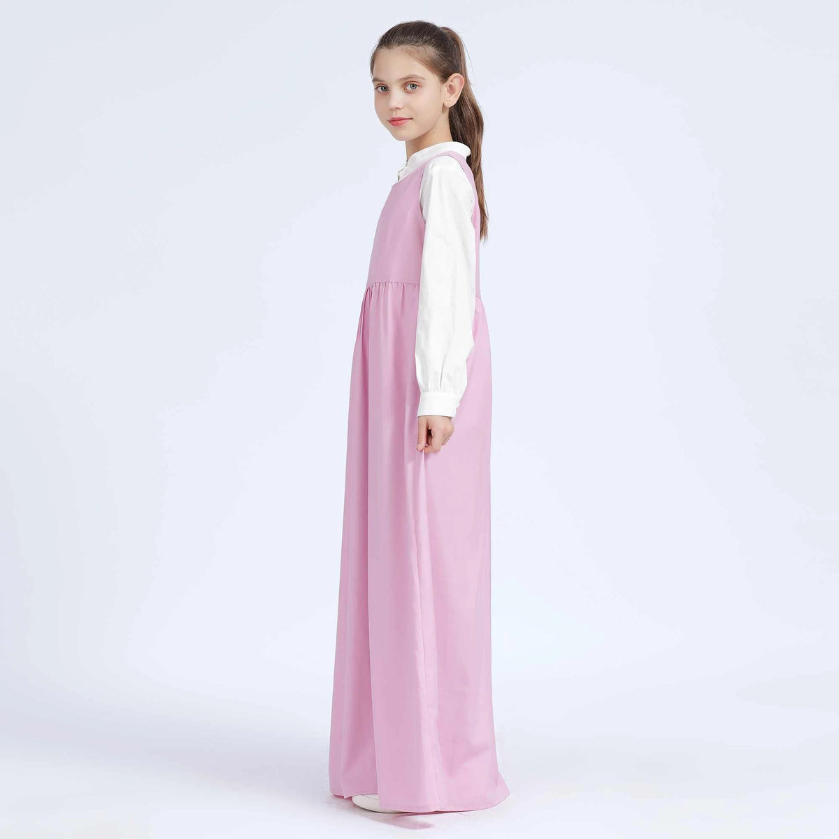 Plain Dress for Girls 44M | 9-10 Y Pink 44M | 9-10 Y,112,82,,82 Image