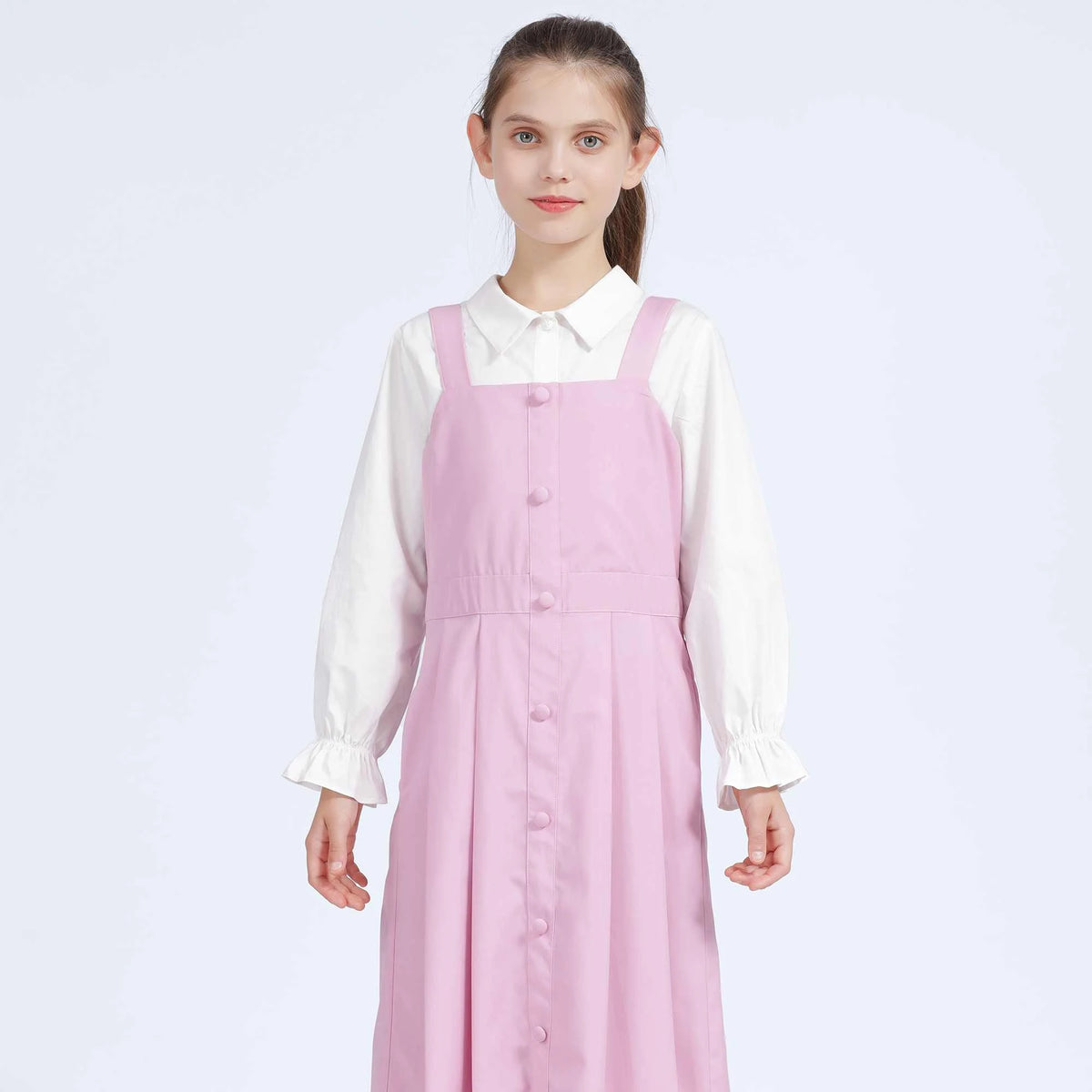 Plain Shirt for Girls 6 | 9-10 Y White 6 | 9-10 Y,59,84,48.5, Image