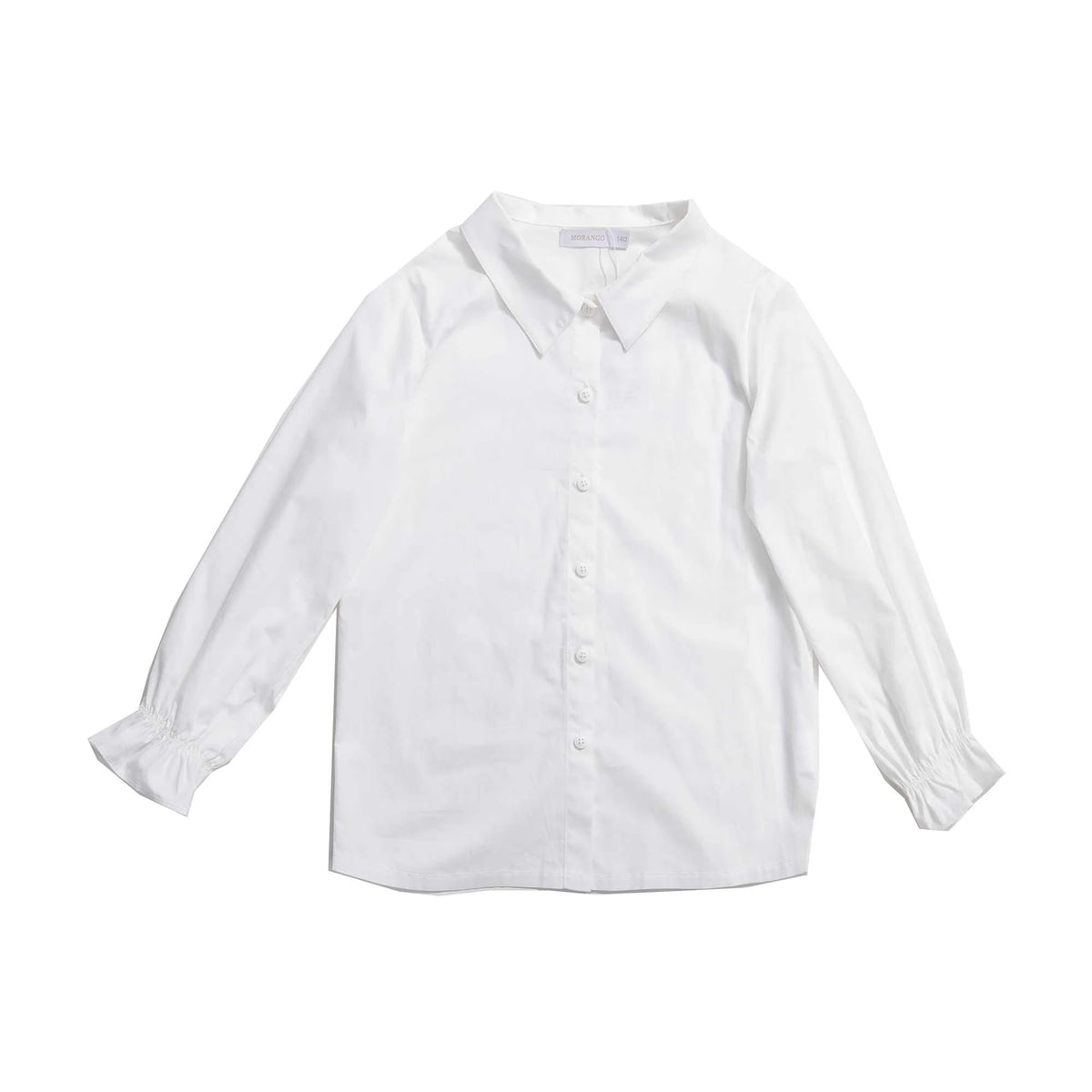 Plain Shirt for Girls 5 | 8-9 Y White 5 | 8-9 Y,55,80,45, Image