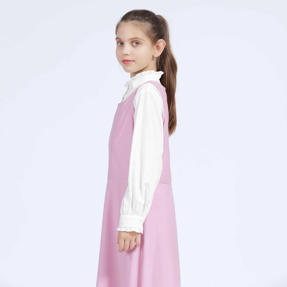 Plain Shirt for Girls 7 | 10-11 Y White 7 | 10-11 Y,63,88,52, Image