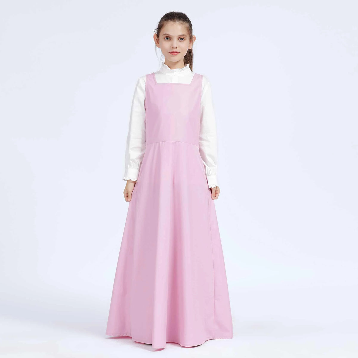 Plain Dress for Girls 44XL | 9-10 Y Pink 44XL | 9-10 Y,112,95,,84 Image