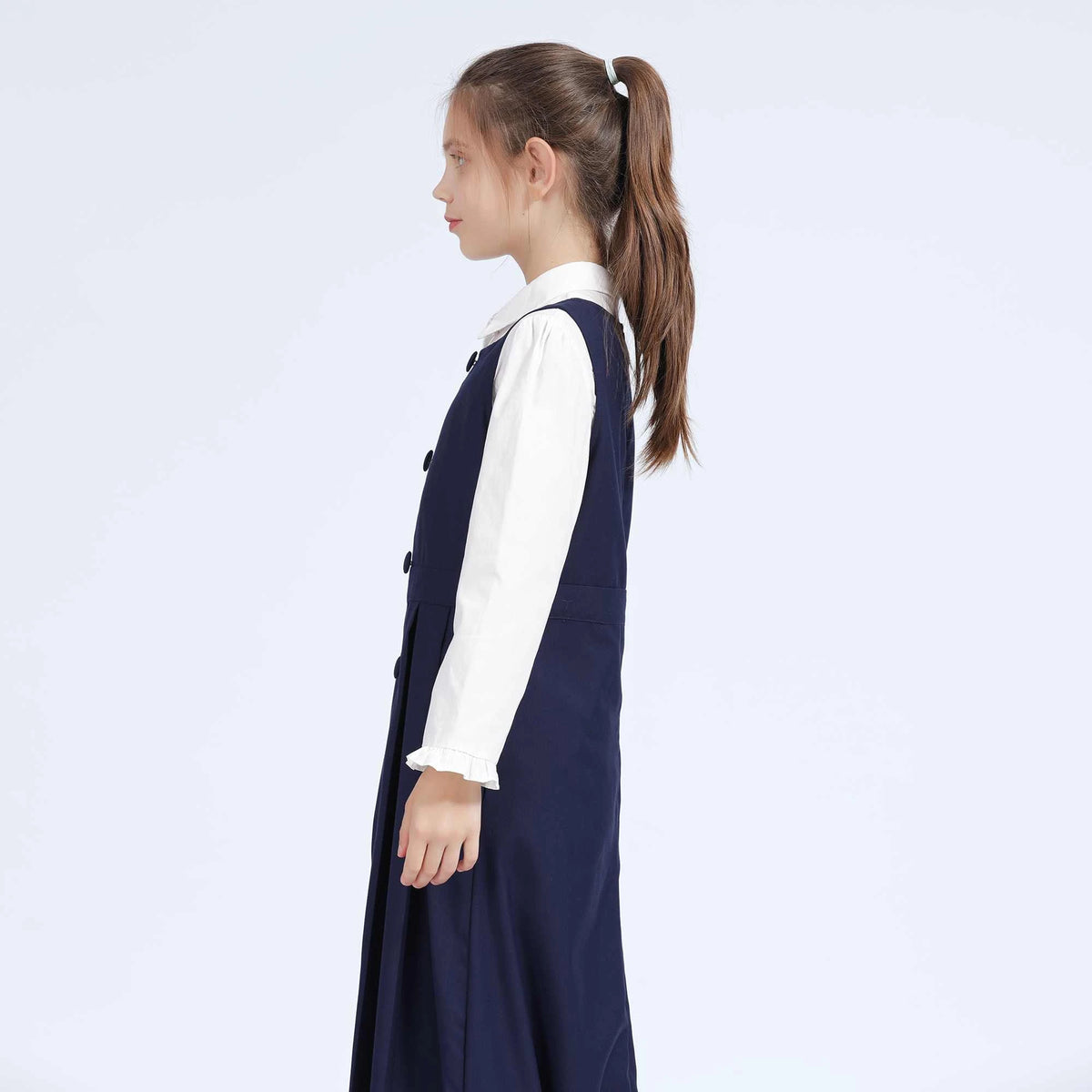 Plain Shirt for Girls L | 14-15 Y White L | 14-15 Y,63,88,52, Image