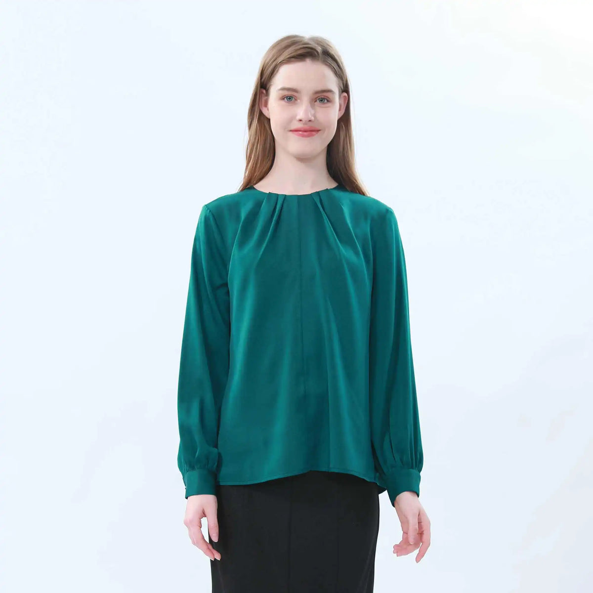 Plain Classic Blouse For Women Image