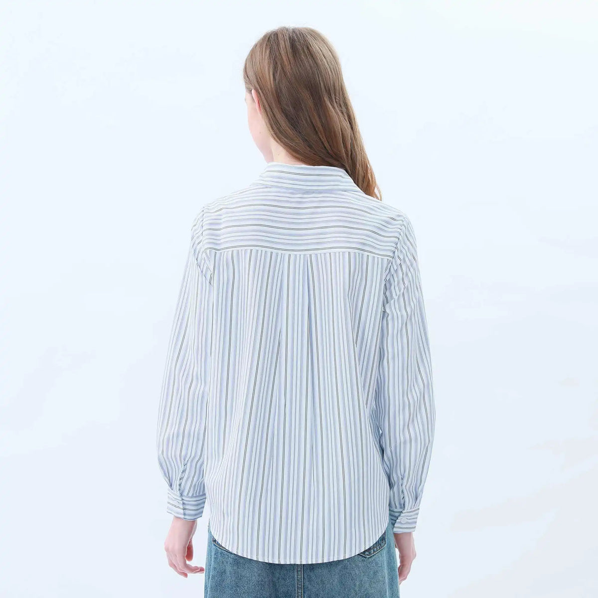 striped classic shirt for women image